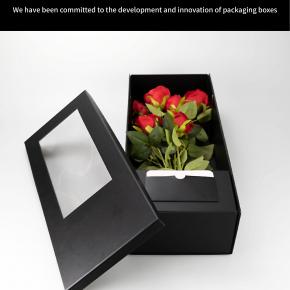 Flower foldable box